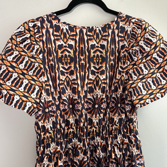 New with tags Maeve Anthropologie short sleeve tribal print maxi dress - Picture 10 of 13